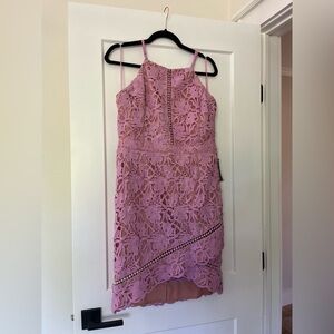 Nordstrom Lilac Lace Dress NWT Large